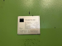 1988 trumpf trumatic 260 rotation ponsmachine - afbeelding 9 van  9