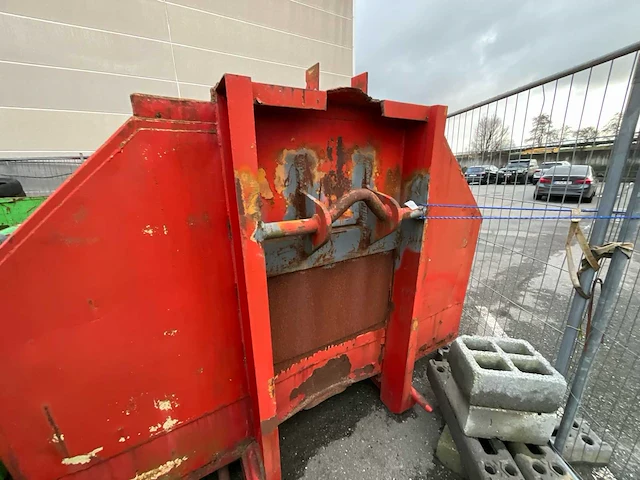 1989 atlas ak 3500c autolaadkraan op afzetcontainer - afbeelding 10 van  17