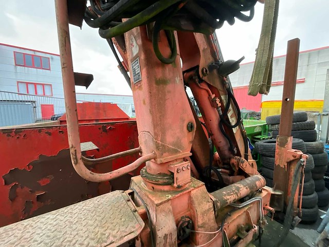 1989 atlas ak 3500c autolaadkraan op afzetcontainer - afbeelding 10 van  17