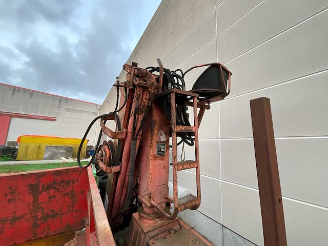 1989 atlas ak 3500c autolaadkraan op afzetcontainer - afbeelding 9 van  17