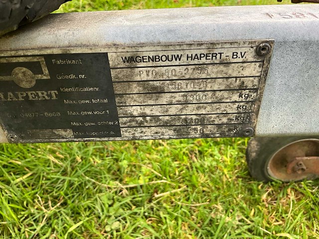 1989 hapert aanhangwagen - afbeelding 23 van  23
