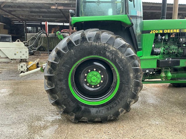 1989 john deere 4755 vierwielaangedreven landbouwtractor - afbeelding 3 van  49