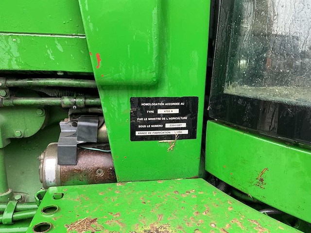 1989 john deere 4755 vierwielaangedreven landbouwtractor - afbeelding 19 van  49