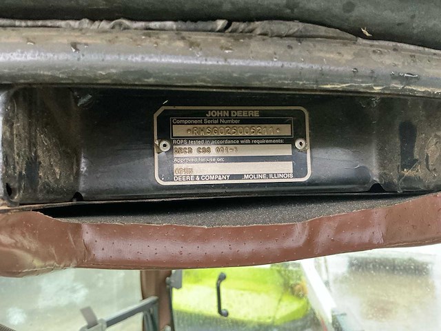 1989 john deere 4755 vierwielaangedreven landbouwtractor - afbeelding 30 van  49