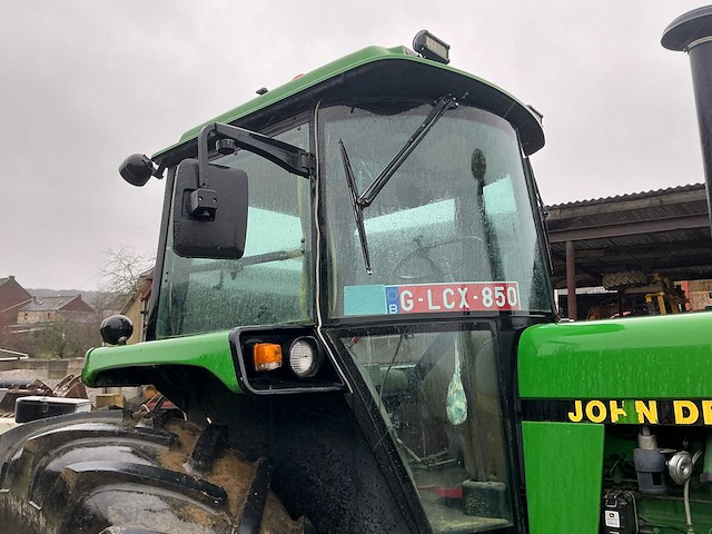 1989 john deere 4755 vierwielaangedreven landbouwtractor - afbeelding 38 van  49