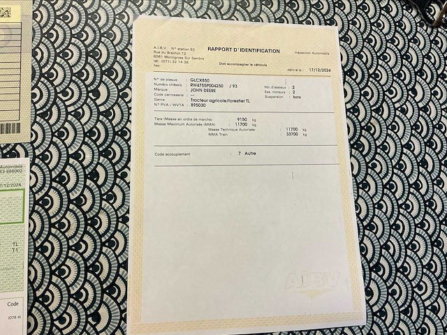 1989 john deere 4755 vierwielaangedreven landbouwtractor - afbeelding 44 van  49
