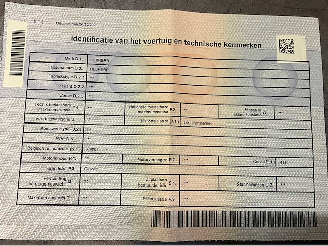 1989 liebherr a900b graaflaadmachine - 14 ton - met kentekenpapieren - afbeelding 29 van  29