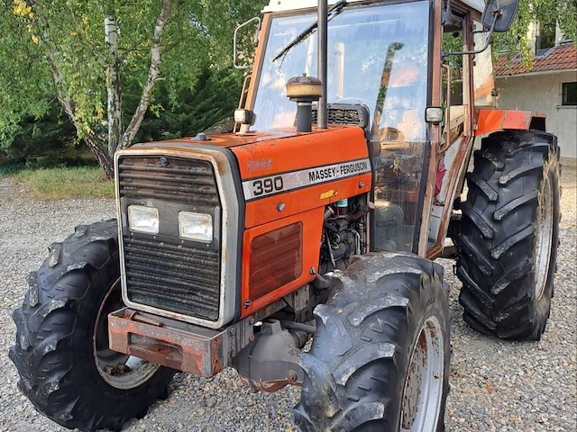 1989 massey ferguson 390 vintage tractor - afbeelding 1 van  15