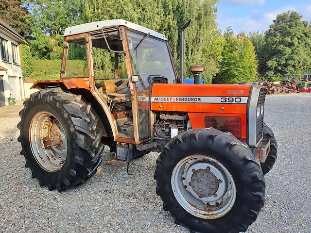 1989 massey ferguson 390 vintage tractor - afbeelding 11 van  14