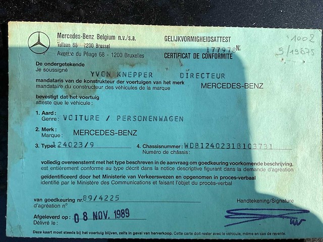 1989 mercedes-benz w124 e230 oldtimer - afbeelding 79 van  82