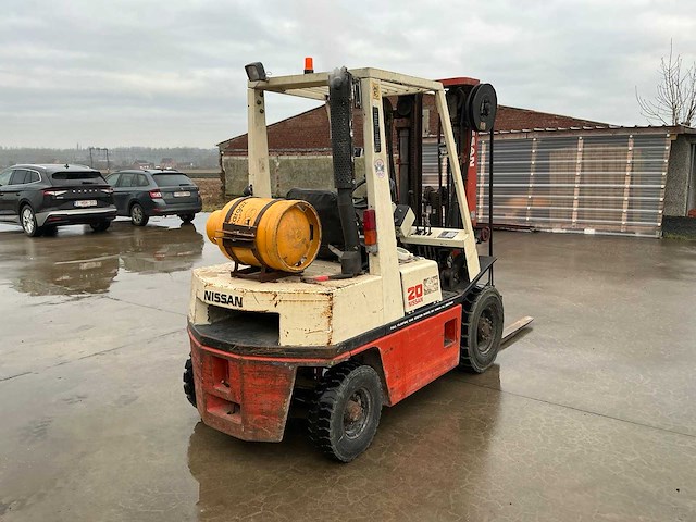 1989 nissan ph02a20u vorkheftruck - afbeelding 14 van  17
