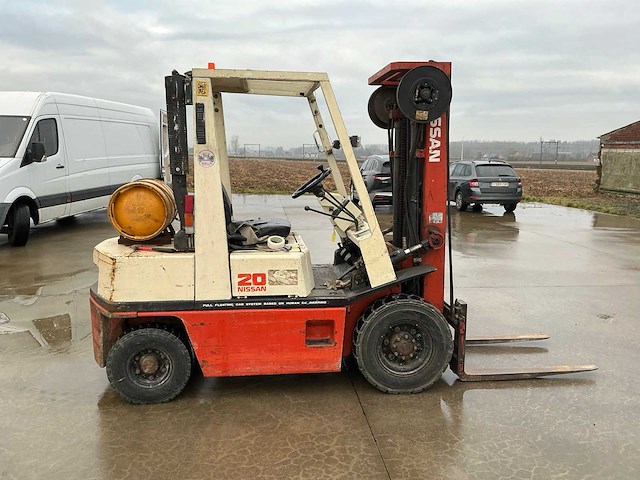 1989 nissan ph02a20u vorkheftruck - afbeelding 15 van  17