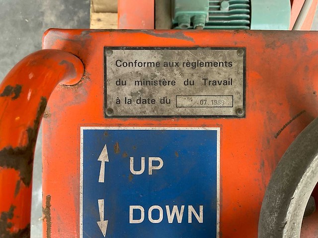 1989 norton clipper cs1 betonzaag - afbeelding 6 van  7