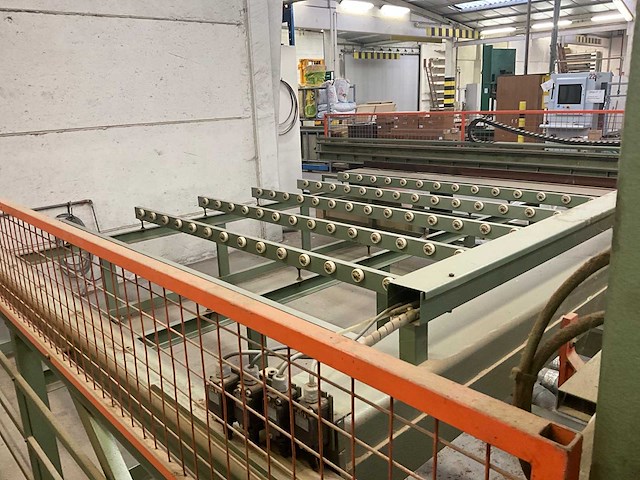 1989 panhans 693/sh70 platen opdeelzaagmachine - afbeelding 3 van  7