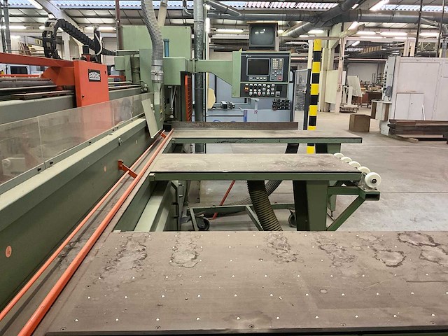 1989 panhans 693/sh70 platen opdeelzaagmachine - afbeelding 4 van  7