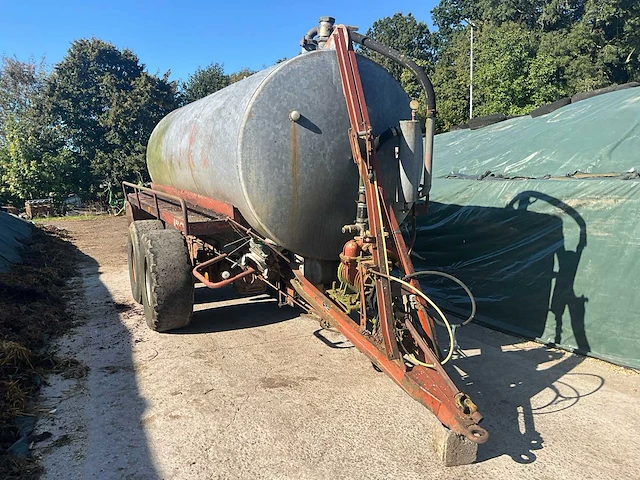 1989 record v950 slurry tanker record v950 – tandem – vacuümpomp – gegalvaniseerde tank - afbeelding 1 van  18