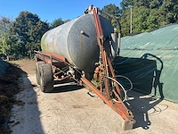 1989 record v950 slurry tanker record v950 – tandem – vacuümpomp – gegalvaniseerde tank