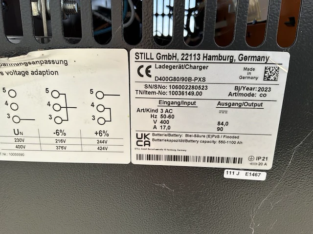 1989 still e80-25 elektrische heftruck - afbeelding 24 van  30