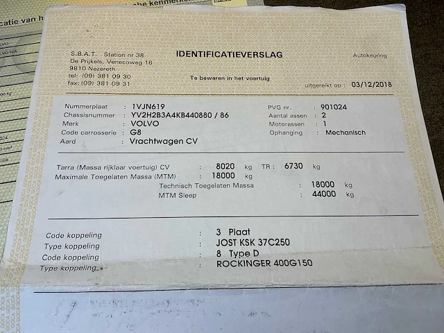 1989 volvo f10 globetrotter vrachtwagen - afbeelding 28 van  71