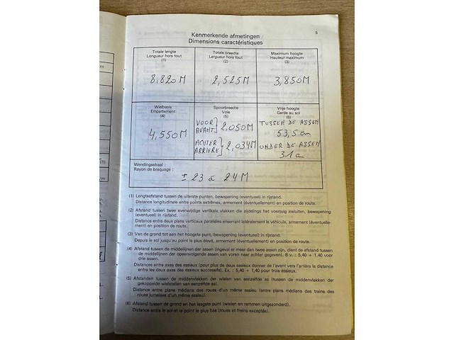 1989 volvo n10 turbo 6x6 l vrachtwagen - afbeelding 21 van  30