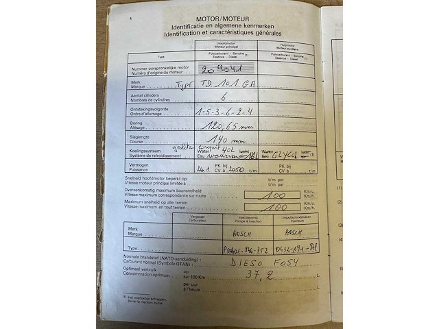 1989 volvo n10 turbo 6x6 l vrachtwagen - afbeelding 19 van  30