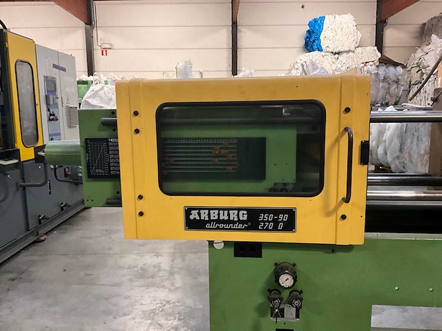 1990 arburg allrounder 270 d 850-90 spuitgietmachine - afbeelding 30 van  30