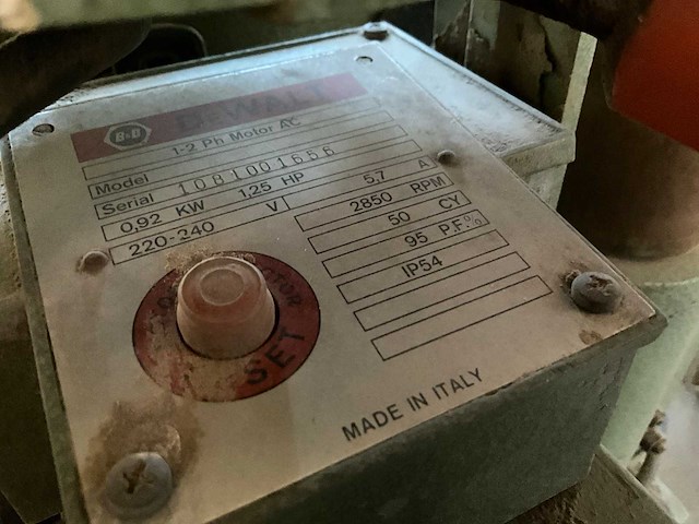 1990 dewalt power shop dw125 radiaal afkortzaagmachine - afbeelding 6 van  8