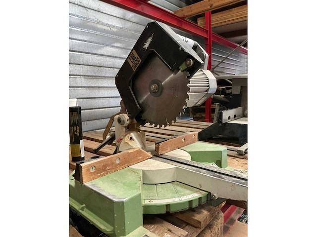 1990 elektra beckum kgs300 afkortcirkelzaagmachine - afbeelding 2 van  3
