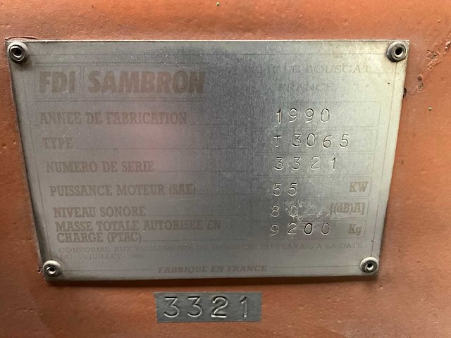 1990 fdi sambron t3065 verreiker - afbeelding 21 van  30