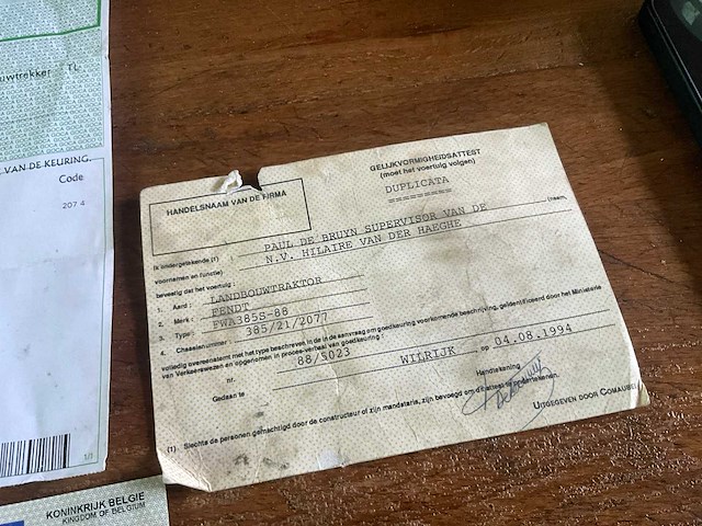 1990 fendt fwa385s-88 landbouwtractor - afbeelding 19 van  27