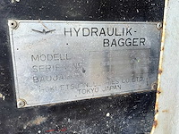 1990 hitachi hm45sa-2 rupsgraafmachine - afbeelding 12 van  15