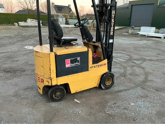 1990 hyster j1.50xl vorkheftruck (functioneel) - afbeelding 1 van  6