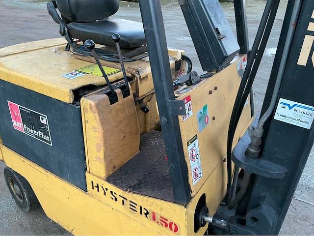 1990 hyster j1.50xl vorkheftruck (functioneel) - afbeelding 3 van  4