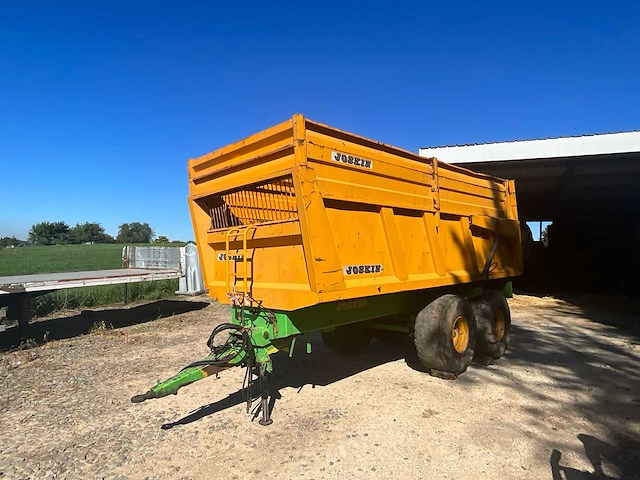 1990 joskin 12000b - trage oplegger / landbouwtrailer - afbeelding 1 van  25