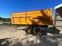 1990 joskin 12000b - trage oplegger / landbouwtrailer - afbeelding 2 van  25