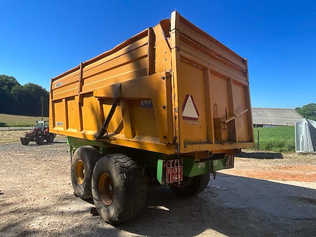 1990 joskin 12000b - trage oplegger / landbouwtrailer - afbeelding 3 van  25