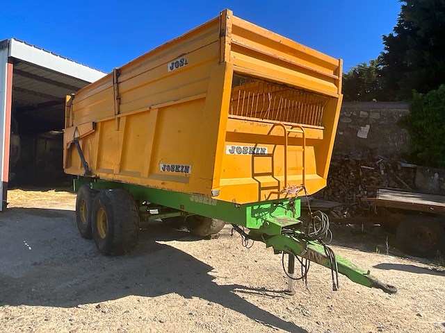 1990 joskin 12000b - trage oplegger / landbouwtrailer - afbeelding 6 van  25