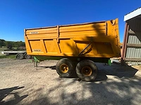 1990 joskin 12000b - trage oplegger / landbouwtrailer - afbeelding 12 van  25