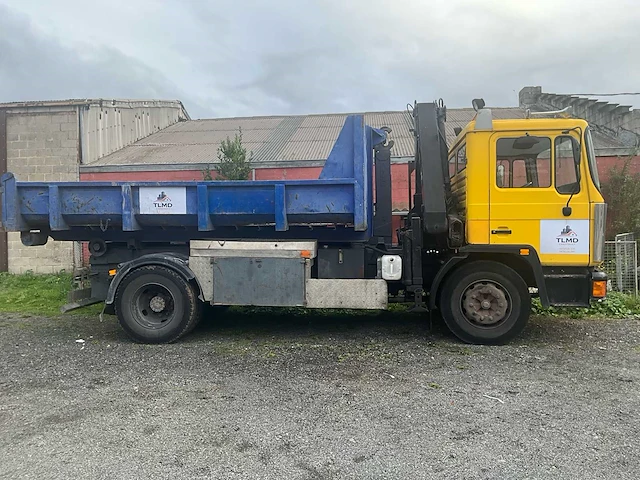 1990 man m18f man m18 f 4x2 hydraulische tipper – inclusief open tipper – 18,3 t – diesel – apk geldig tot 29/10/2026 - afbeelding 19 van  26