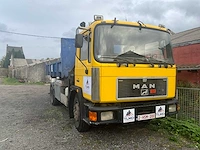 1990 man m18f man m18 f 4x2 hydraulische tipper – inclusief open tipper – 18,3 t – diesel – apk geldig tot 29/10/2026