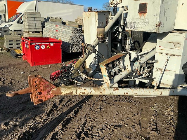 1990 michael zeck wb1500/7 aanhangwagen met zware kabellier - afbeelding 2 van  31