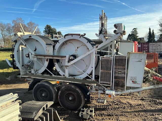 1990 michael zeck wb1500/7 aanhangwagen met zware kabellier - afbeelding 26 van  31