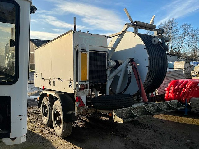 1990 michael zeck wb1500/7 aanhangwagen met zware kabellier - afbeelding 29 van  31