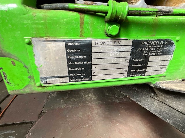 1990 rioned hd100 hogedrukreiniger - afbeelding 6 van  23