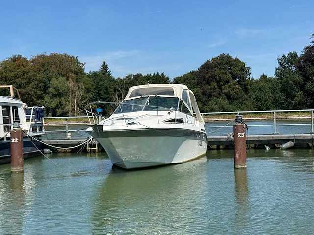 1990 sea ray 250 da sundancer - dubbele mercruiser 4.3l - belgische registratie - afbeelding 9 van  63