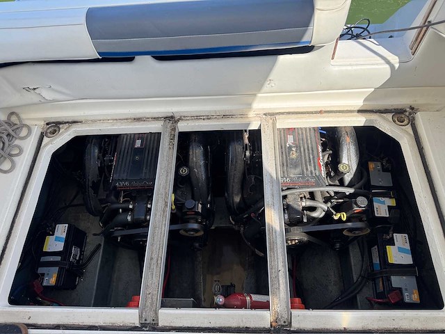 1990 sea ray 250 da sundancer - dubbele mercruiser 4.3l - belgische registratie - afbeelding 21 van  63