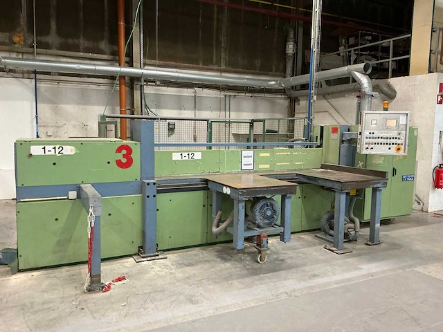 1990 smid platen opdeelzaagmachine - afbeelding 1 van  24