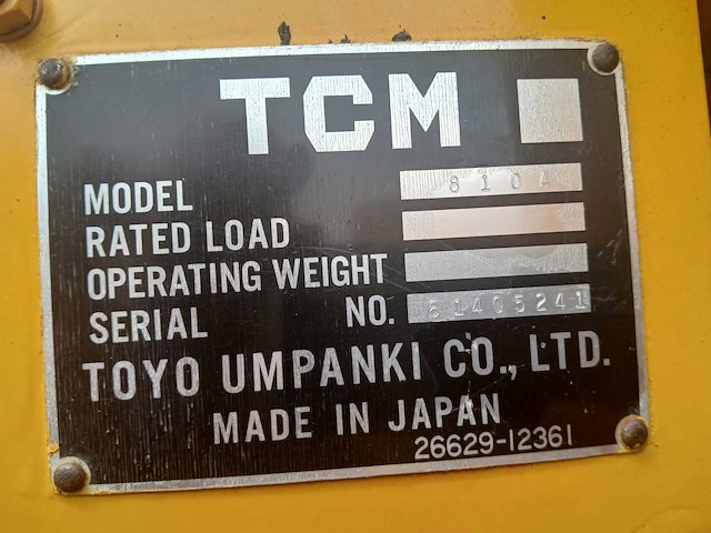 1990 tcm 810a mini loader / wiellader / gearticuleerde lader - afbeelding 8 van  28