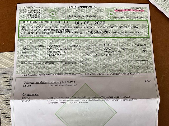 1990 volkswagen t3 doka - afbeelding 25 van  31