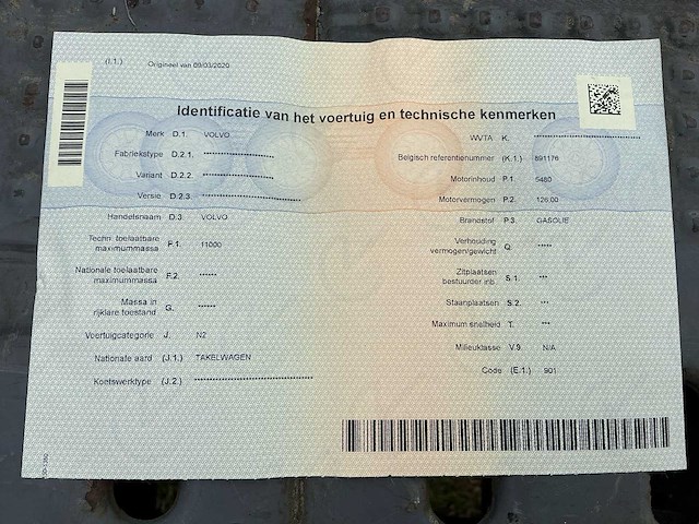 1990 volvo fl6 turbo takelwagen met kraan - afbeelding 43 van  57